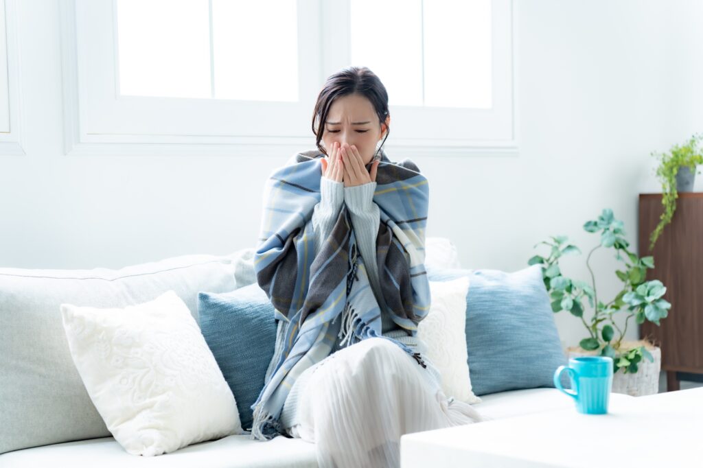 冷えに悩む女性